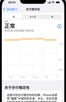 固镇iPhone手机维修如何在iPhone开启'步行稳定性通知'