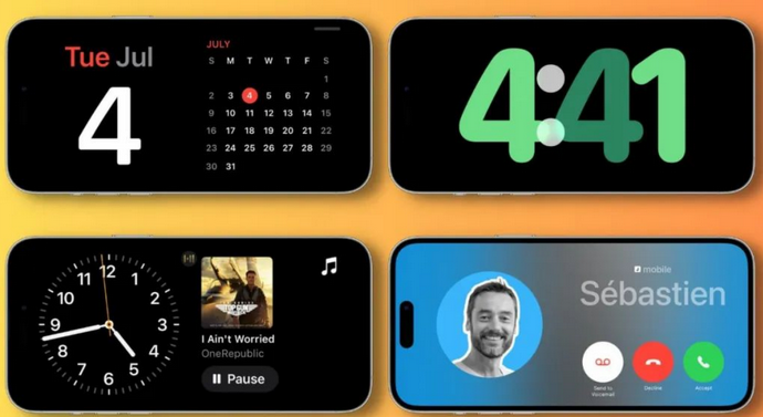 固镇苹果手机维修分享iOS17横屏充电待机显示有什么好处 